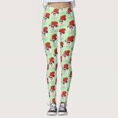 Kerstkous Schattige Calico Kitten Leggings (Voorkant)