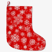 Kerstkous Sneeuwvlokken Grote Kerstsok (Voorkant)