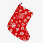 Kerstkous Sneeuwvlokken Grote Kerstsok (Voorkant (Hangend))