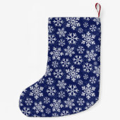 Kerstkous Sneeuwvlokken Kleine Kerstsok (Achterkant)