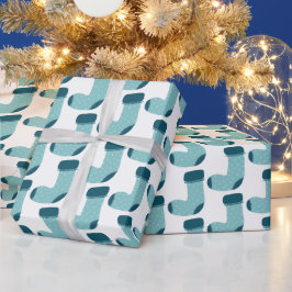 Kerstkous Vakantie Cadeaupapier