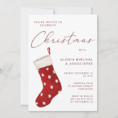 Kerstkous Xmas Party Kaart (Voorkant)