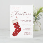 Kerstkous Xmas Party Kaart (Staand voorkant)