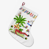 Kerstkous, Zomer Strand Santa Grote Kerstsok (Voorkant (Hangend))