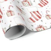 Kerstkousen & Cadeaus Cadeaupapier (Rol Hoek)