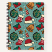 kerstkousen en kerstmanden notitieboek (Voorkant)