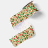 Kerstkousen en speelgoed satijnen lint (Achterkant)