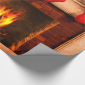 kerstkousen en verpakkingspapier cadeaupapier (Hoek)