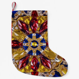 Kerstkousen met Colombiaanse kleuren Kleine Kerstsok