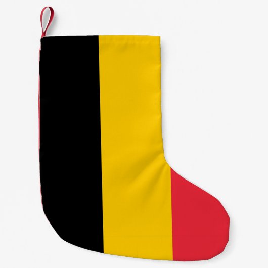 Kerstkousen met de vlag van België Kleine Kerstsok (Voorkant)