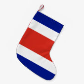 Kerstkousen met de vlag van Costa Rica Kleine Kerstsok (Voorkant (Hangend))