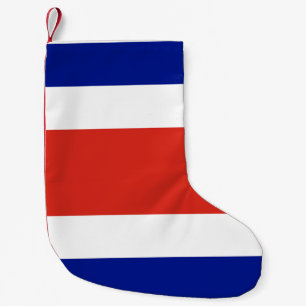 Kerstkousen met de vlag van Costa Rica Kleine Kerstsok