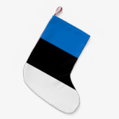 Kerstkousen met de vlag van Estland Kleine Kerstsok (Voorkant (Hangend))