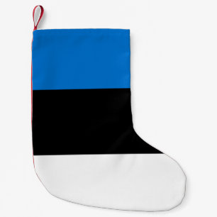 Kerstkousen met de vlag van Estland Kleine Kerstsok