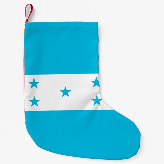 Kerstkousen met de vlag van Honduras Kleine Kerstsok (Voorkant)