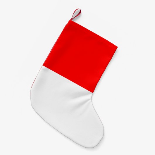 Kerstkousen met de vlag van Indonesië Kleine Kerstsok (Voorkant (Hangend))