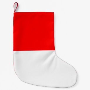 Kerstkousen met de vlag van Indonesië Kleine Kerstsok