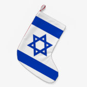 Kerstkousen met de vlag van Israël Kleine Kerstsok (Voorkant (Hangend))