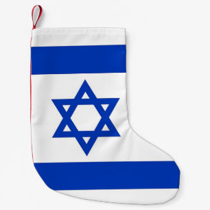 Kerstkousen met de vlag van Israël Kleine Kerstsok