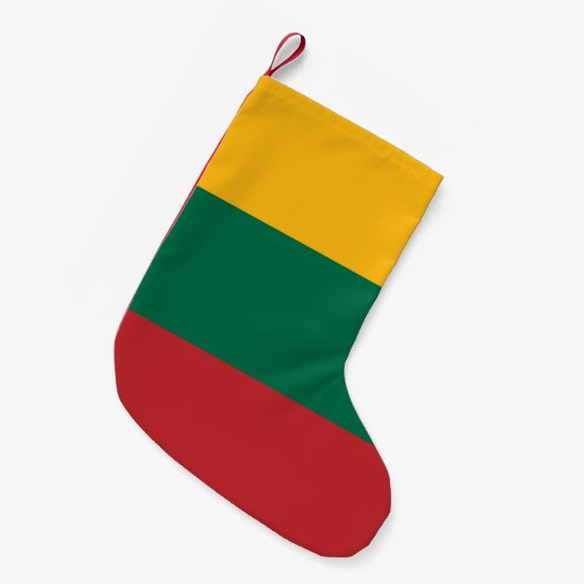 Kerstkousen met de vlag van Litouwen Kleine Kerstsok (Voorkant (Hangend))