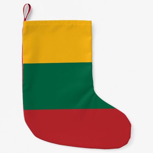 Kerstkousen met de vlag van Litouwen Kleine Kerstsok (Voorkant)
