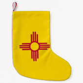 Kerstkousen met de vlag van New Mexico Kleine Kerstsok (Voorkant)