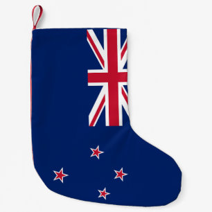 Kerstkousen met de vlag van Nieuw-Zeeland Kleine Kerstsok