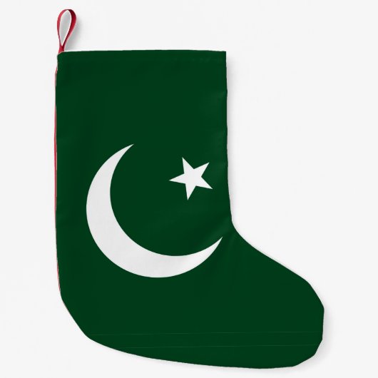 Kerstkousen met de vlag van Pakistan Kleine Kerstsok (Voorkant)