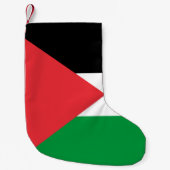 Kerstkousen met de vlag van Palestina Kleine Kerstsok (Voorkant)