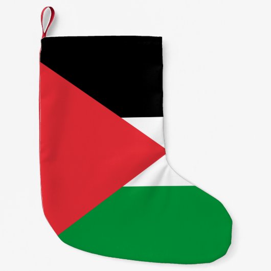 Kerstkousen met de vlag van Palestina Kleine Kerstsok (Voorkant)