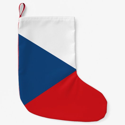 Kerstkousen met de vlag van Tsjechië Kleine Kerstsok (Voorkant)