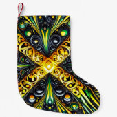 Kerstkousen met Jamaicaanse kleuren Kleine Kerstsok (Voorkant)