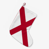 Kerstkousen met vlag van Alabama, Verenigde Staten Kleine Kerstsok (Voorkant (Hangend))