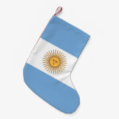 Kerstkousen met vlag van Argentinië Kleine Kerstsok (Voorkant (Hangend))