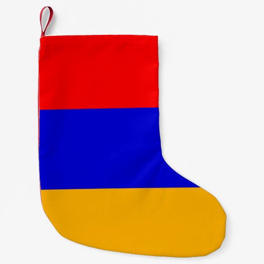 Kerstkousen met vlag van Armenië Kleine Kerstsok (Voorkant)