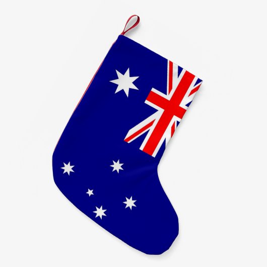 Kerstkousen met vlag van Australië Kleine Kerstsok (Voorkant (Hangend))