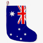 Kerstkousen met vlag van Australië Kleine Kerstsok (Voorkant)
