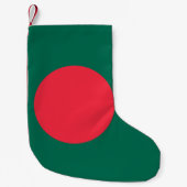 Kerstkousen met vlag van Bangladesh Kleine Kerstsok (Voorkant)