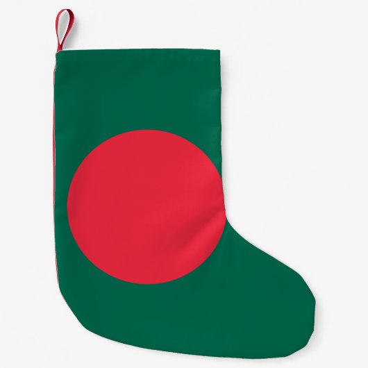 Kerstkousen met vlag van Bangladesh Kleine Kerstsok (Voorkant)