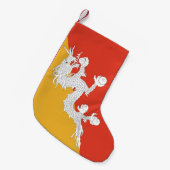 Kerstkousen met vlag van Bhutan Kleine Kerstsok (Voorkant (Hangend))