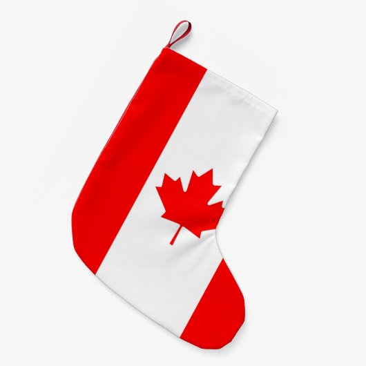 Kerstkousen met vlag van Canada Kleine Kerstsok (Voorkant (Hangend))