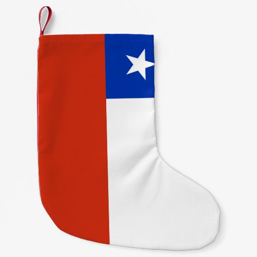 Kerstkousen met vlag van Chili Kleine Kerstsok (Voorkant)