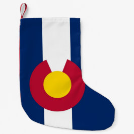 kerstkousen met vlag van Colorado, VS Kleine Kerstsok