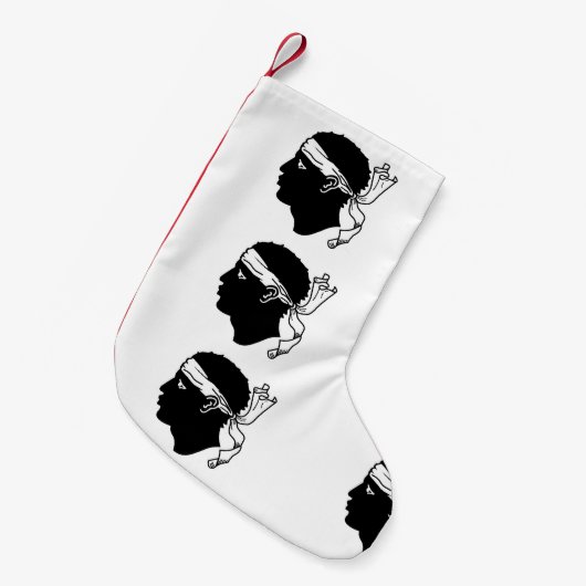 Kerstkousen met vlag van Corsica Kleine Kerstsok (Voorkant (Hangend))
