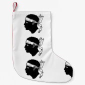 Kerstkousen met vlag van Corsica Kleine Kerstsok (Voorkant)