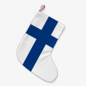 Kerstkousen met vlag van Finland Kleine Kerstsok (Voorkant (Hangend))