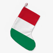 Kerstkousen met vlag van Hongarije Kleine Kerstsok (Voorkant (Hangend))