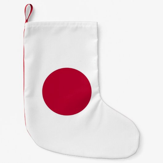 Kerstkousen met vlag van Japan Kleine Kerstsok (Voorkant)