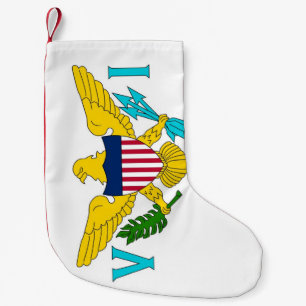 Kerstkousen met vlag van Maagdeneilanden Kleine Kerstsok