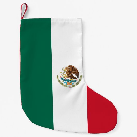 Kerstkousen met vlag van Mexico Kleine Kerstsok (Voorkant)